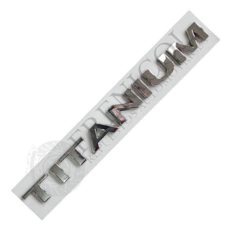 Emblema Letras Titanium Baul Original Cuotas Sin Inter S