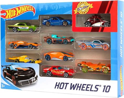 Hot Wheels Pack de 10 Vehículos Juguetesland