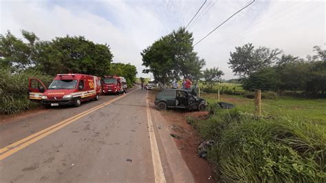 Colisão Frontal Deixa Jovem Ferida Na Rodovia Limeira Artur Nogueira