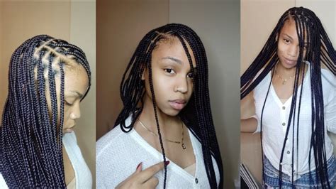 I Got Waist Length Knotless Box Braids For The First Time B Natural