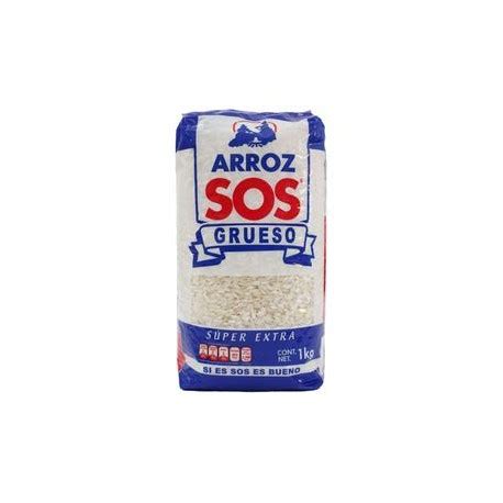 Ipacpa Paquete Arroz SOS Super Extra 1K 12P Despensaenlinea