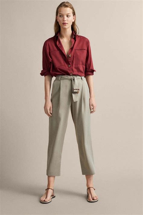 Todos Los Pantalones Culotte Cropped Y Cargo De Massimo Dutti Que