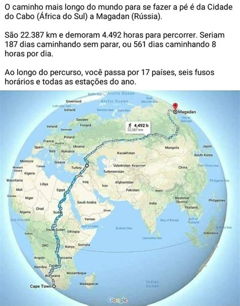 O Caminho Mais Longo Do Mundo Para Se Fazer A P Da Cidade Do Cabo