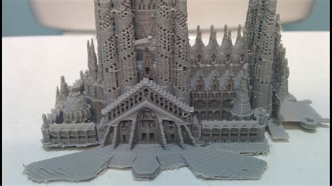 3d Printing Timelapse Sagrada Familia Youtube