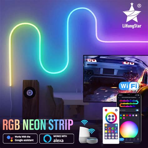 Rgbic Neon Light With Wifi Neon Rope Light Diy Light Bar App Control