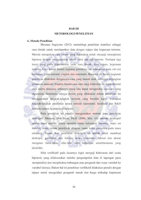 PDF BAB III METODOLOGI PENELITIAN A Metode Penelitian Langkah