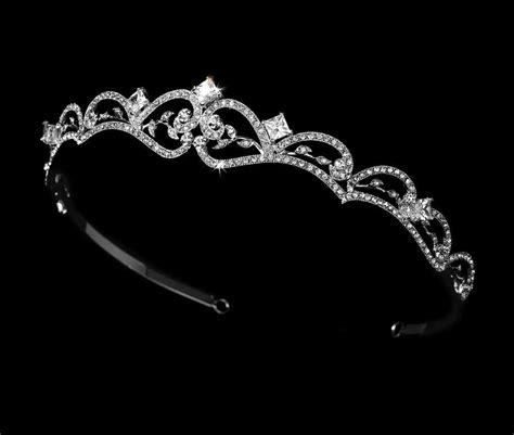 Vintage Inspired Antique Silver Bridal Tiara