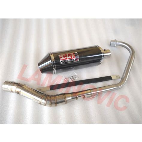 Jual Yamaha Tfx Yoshimura Usa Muffler Set With Elbow And Silincer