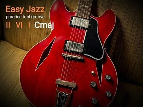 Emotional Relaxing Easy Jazz Guitar Backing Track Ii V I In Cmaj Smooth