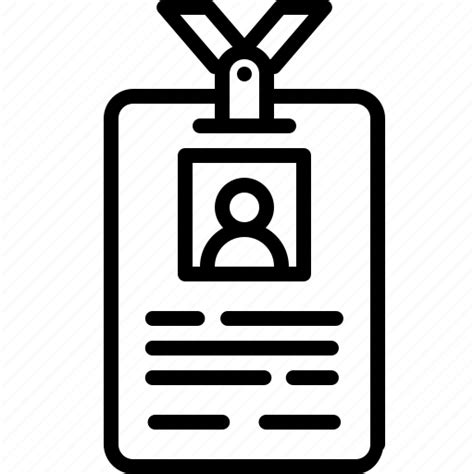 Id Badge Card Identification Icon Download On Iconfinder