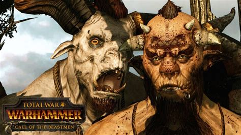 Warhammer Call Of The Beastmen Riesen Beastmen Herden Im Gefecht