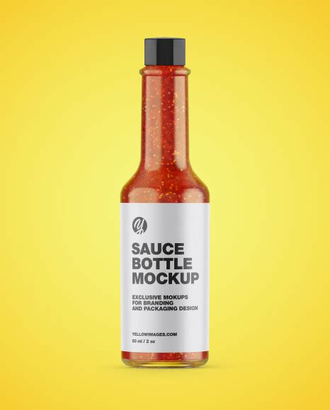 Chili Sauce Bottle Mockup Free Download Images High Quality Png  50813