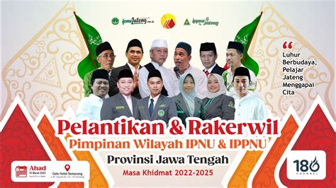 Live Pelantikan Pw Ipnu Dan Ippnu Jawa Tengah Youtube