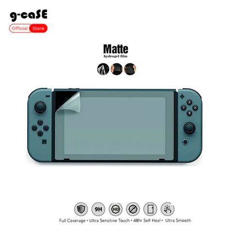 Jual G Case Anti Gores Jelly Hydrogel Matte Nintendo Switch Lite Neon