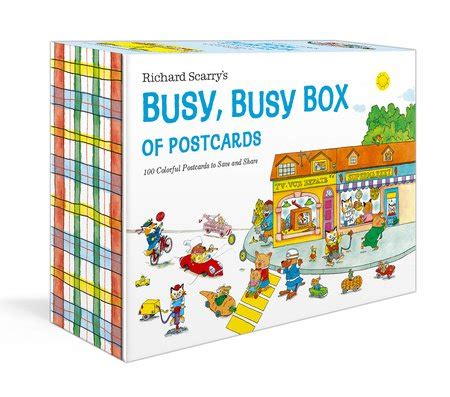 Richard Scarry S Busy Busy Box Of Postcards By Richard Scarry