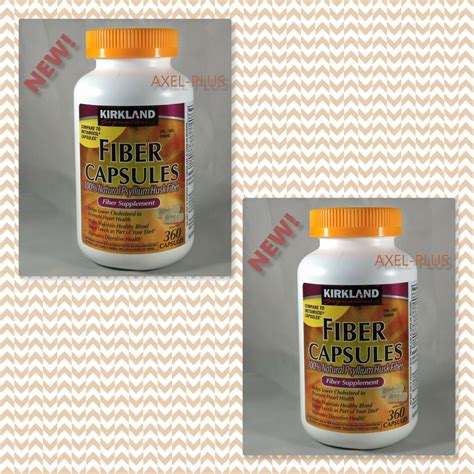 Kirkland Signature Fiber 720 Capsules Compare To Metamucil Caps100 Napsyllium 96619598847 Ebay