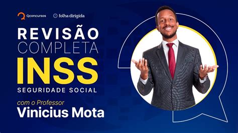 Revis O Completa Concurso Inss Seguridade Social Youtube