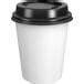 Choice 10 Oz White Poly Paper Hot Cup And Lid 100 Pack