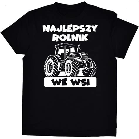 Koszulka Najlepszy Rolnik We Wsi Black Parrot