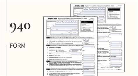 Irs Form 940 2023 ≡ Printable 940 Futa Tax Form Fillable Pdf