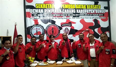 Pemuda Batak Bersatu Kabupaten Bungo Terbentuk Dan Dikukuhkan Ini