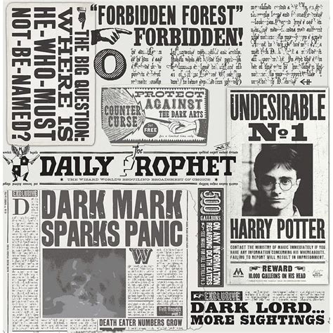 Harry Potter Newspaper Printables Daily Prophet Hd Phone Wallpaper