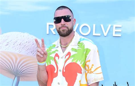 Travis Kelce Gets Colorful in Nike Sneakers at Revolve Festival 2023 ...