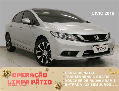 Honda Civic Sedan Exr Flexone V Aut P Flex Portas C Mbio