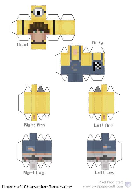 Pixel Papercraft Papercraft Minecraft Skin Paper Toys Paper Crafts