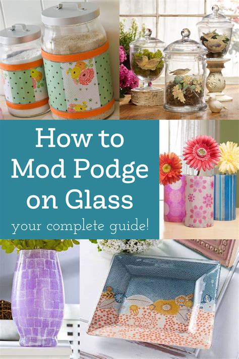 Mod Podge On Glass Your Complete Guide Mod Podge Glass Homemade Mod