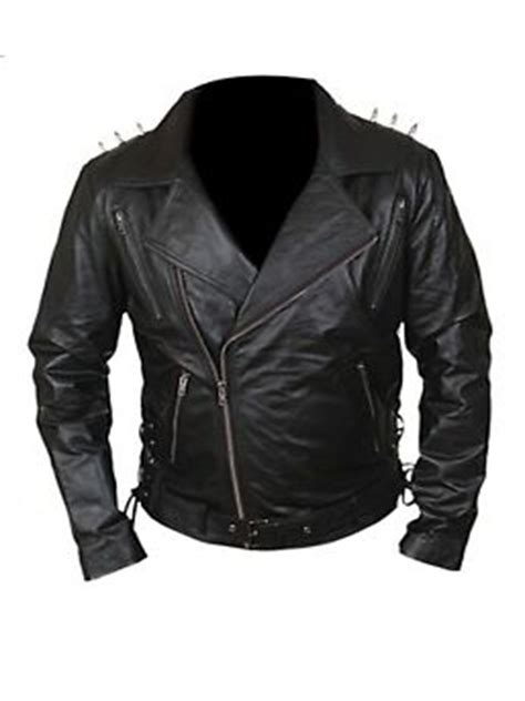 Nicolas Cage Ghost Rider Motorcycle Leather Jacket