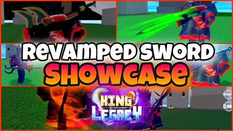 King Legacy All Revamped Swords Showcase Biggest Update Youtube