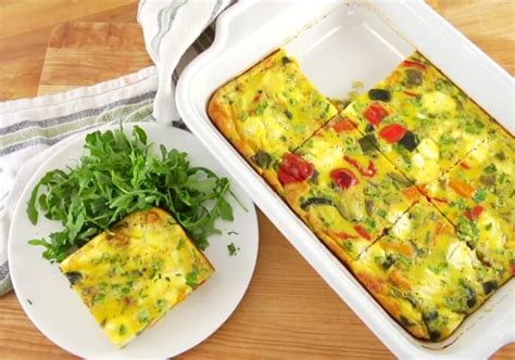 Roasted Vegetable Frittata Easy Healthy Recipe Frittata Vegetable Healthy Taste Life