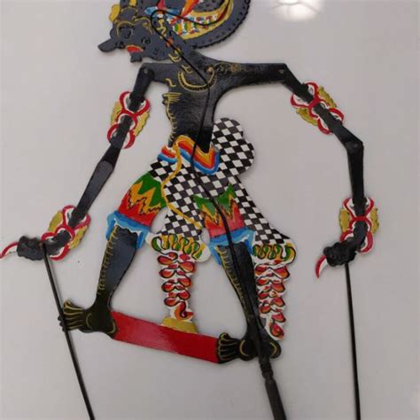 Wayang Kulit Kertas Bima 65cm Werkudara Bratasena Lazada Indonesia