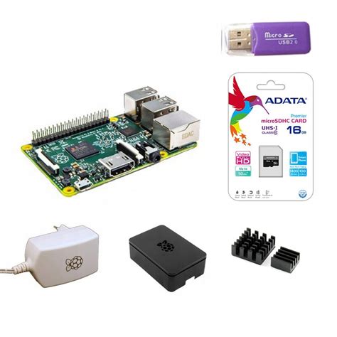 Zestaw Raspberry Pi Obudowa Zasilacz Gb Sdhc