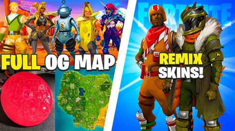 Fortnite Full Chapter 1 Map Confirmed Remix Battle Pass Youtube