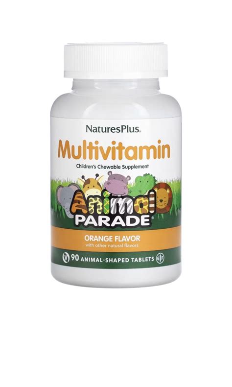 Детские Мультивитамины NATURESPLUS Multivitamin Animal Parade 90 ...