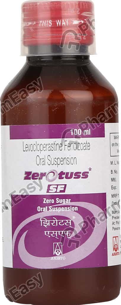 Buy Zerotuss Mg Ml Suspension Online At Flat Off Pharmeasy