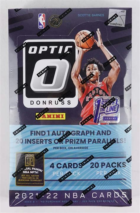 2021 22 Panini Donruss Optic Basketball 1st Off The Line Fotl Hobby Box Da Card World