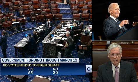 Senate Passes Stop Gap Funding Bill To Avoid Government Shutdown Legislation Heads To Biden To