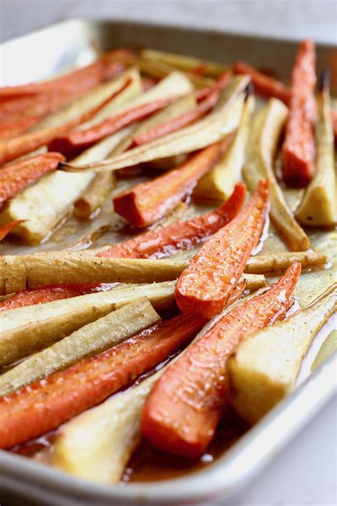 Honey Roasted Carrots And Parsnips Table Nutrition