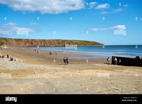 The Beach At Filey Cobble Landing North Yorkshire East Coast Northern