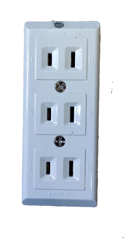 Extension Outlet 3 Gang Surface Type Outlet 3 Gang Flat Pin Type