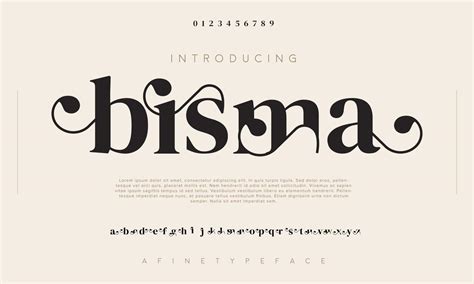 Swash Bisma Vintage Creative Alphabet Luxury Serif Font Typeface