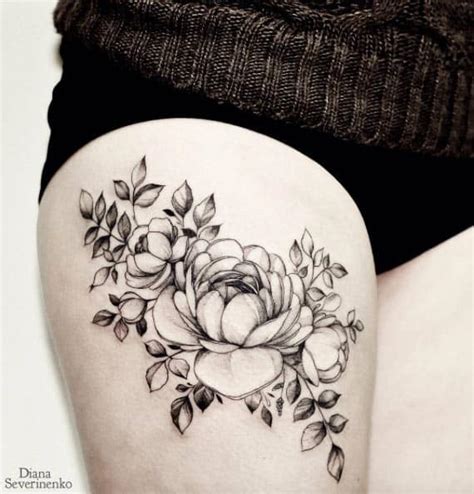 Most Attractive Thigh Tattoos For Women