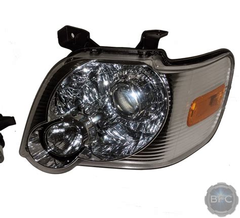 2008 Ford Explorer Custom HID Projector Retrofit Headlights Package