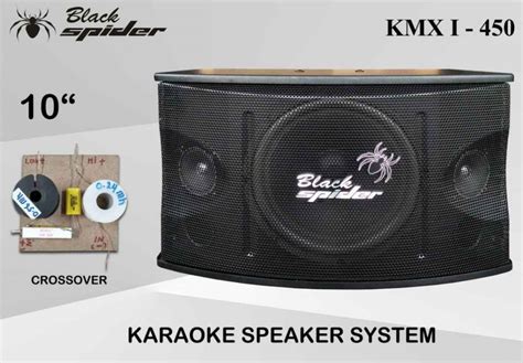 Jual SPEAKER KARAOKE PASIF BLACK SPIDER BS KMX I 450 Di Seller Surya