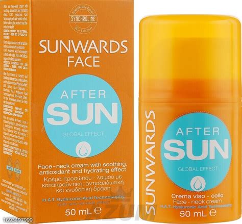 Sunwards Крем после загара для лица и шеи Face after sun cream 50мл ...