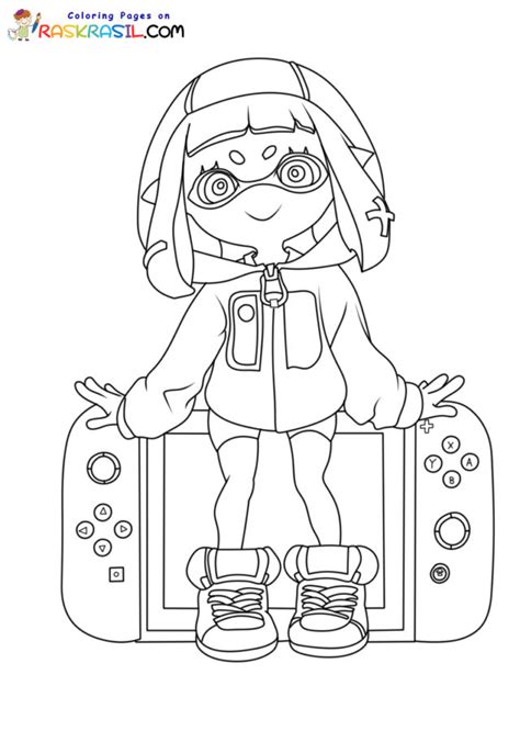 Nintendo Switch Coloring Pages