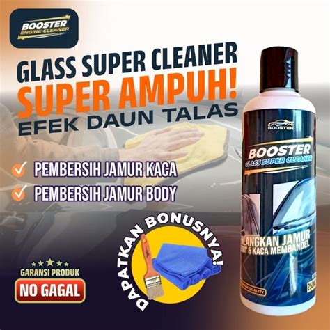 Jual PEMBERSIH JAMUR KACA DAN BODY MOBIL EFEK DAUN TALAS GLASS SUPER